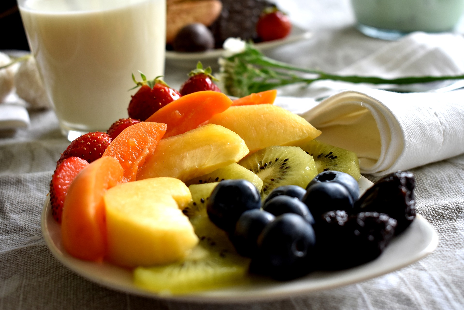 Obstsalat für heiße Tage