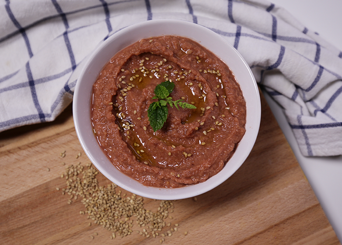 Gesunder Hummus mit Roter Bete - taste&amp;soul Blog