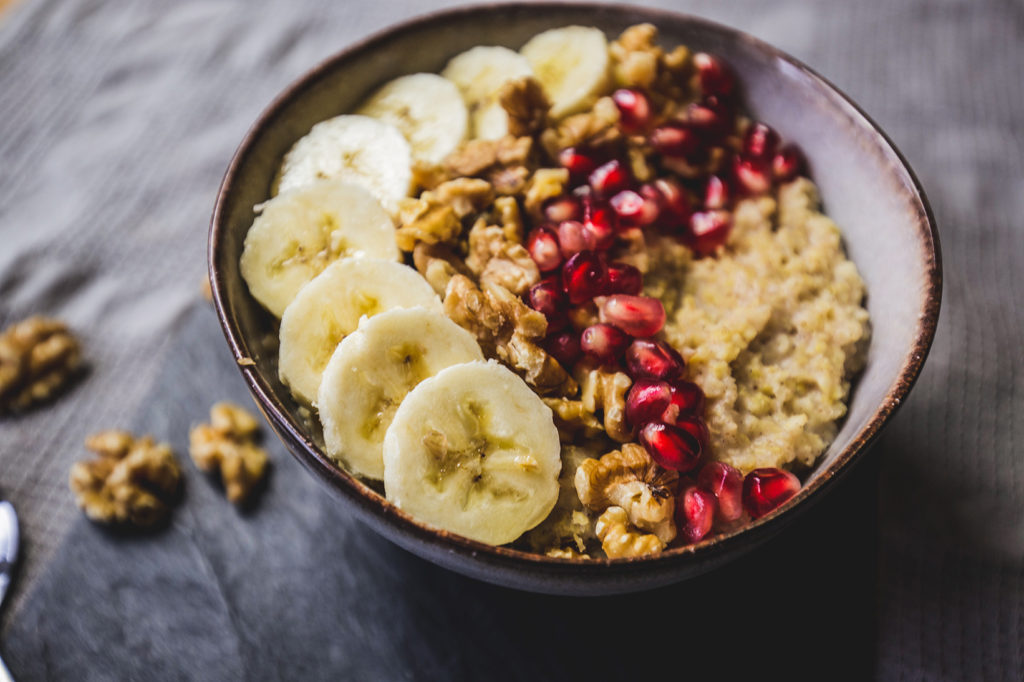 Hirse Porridge: Nahaufnahme