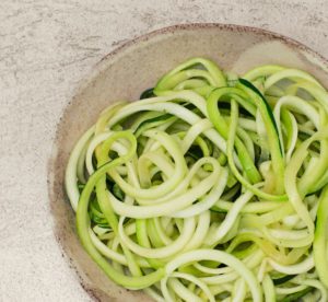 Zucchini Nudeln Beilage
