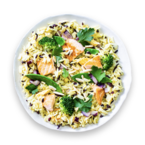 Fried Salmon Rice