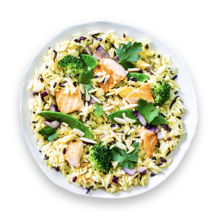 Fried Salmon Rice