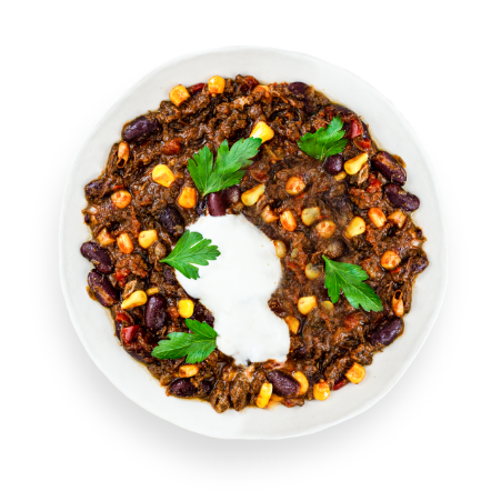 Pulled Beef Chili