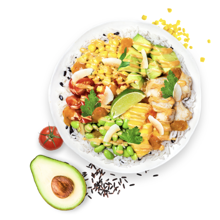 Exotic Mango Chicken Bowl