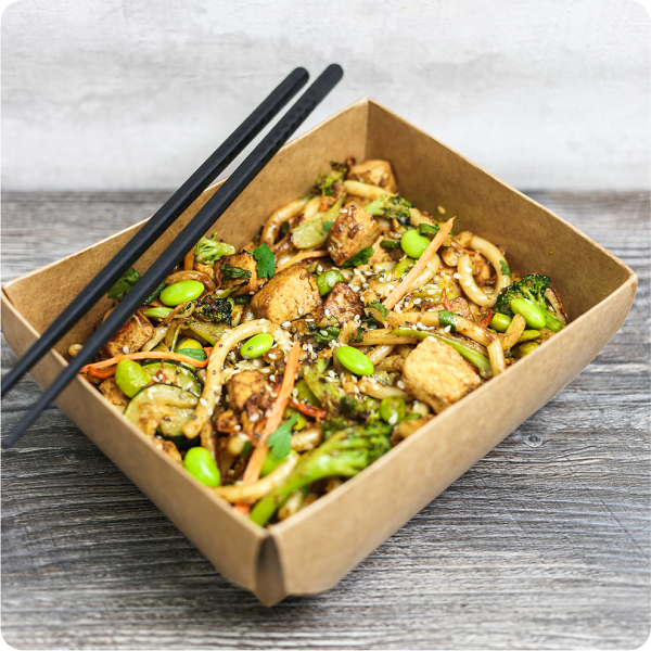 Lass dir unsere leckeren Japanese Tofu Udon Noodles liefern
