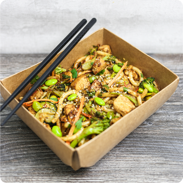 Bestell dir unsere Japanese Tofu Udon Noodles in Essen